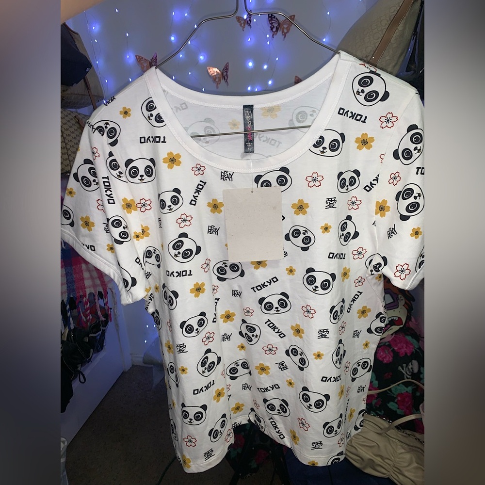 🦋 Nwt Printed Tokyo Panda T Shirt